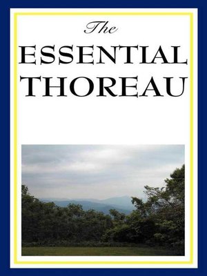 cover image of The Essential Thoreau